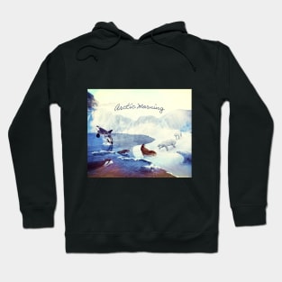 Arctic Morning Animals Hoodie